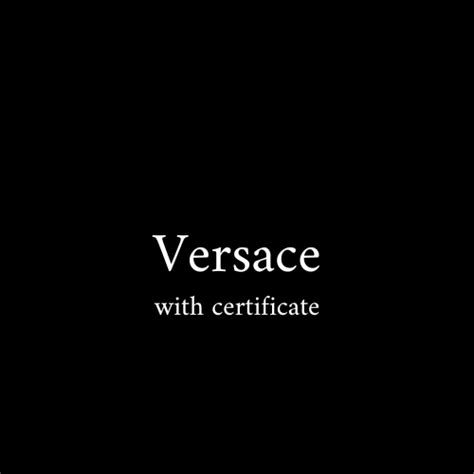 versace authentication